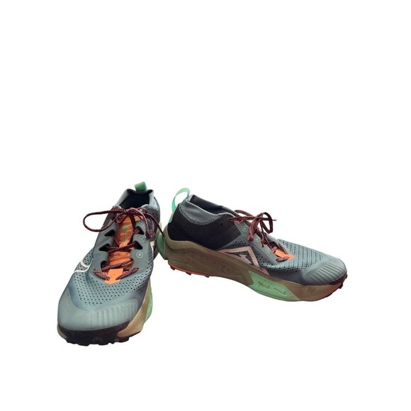 Nike ZoomX Trail Mens greeen black trail running sneakers size 13 SKU 8859 - Picture 1 of 16